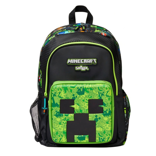 Minecraft Kids School Bag Set – Backpack, Trolley Bag, Lunch Bag, Lunch Box & Bottle