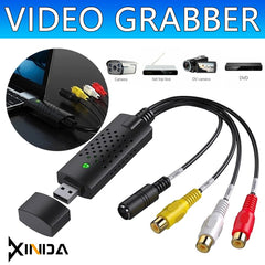 VHS S-Video VCD MP3 DVD Analog to Digital Long Play Capture Card USB 2