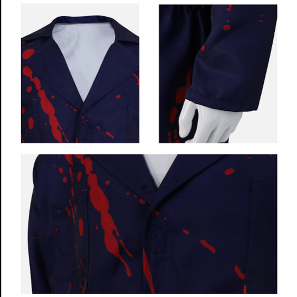 Michael Myers Cosplay Halloween Coveralls Horror Adults Mask Jumpsuit