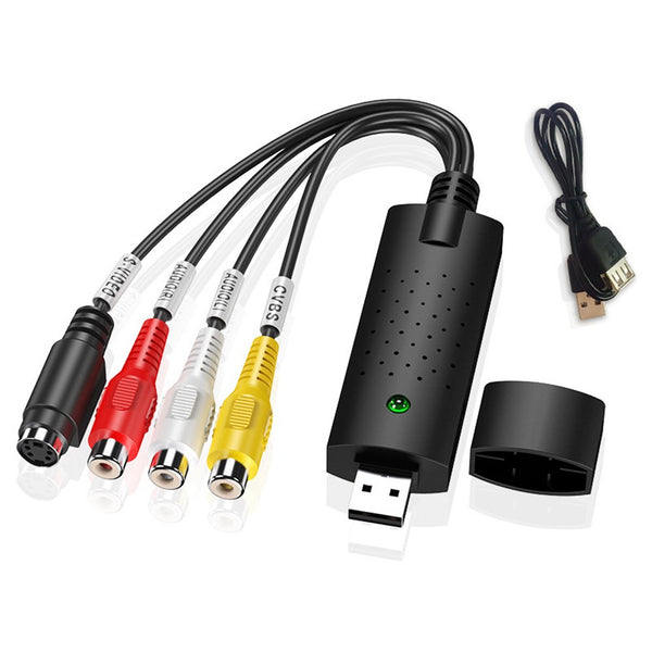 VHS S-Video VCD MP3 DVD Analog to Digital Long Play Capture Card USB 2