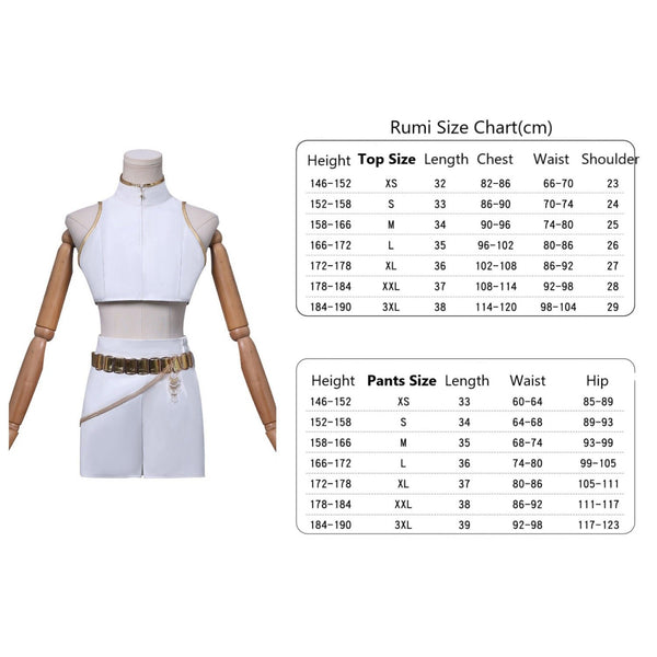 K-Pop Demon Hunters Stage Costume Wig Mira Rumi Zoey Cosplay Group Ido
