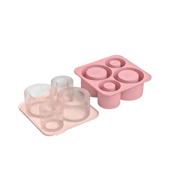 4 Grid Ice Cube Tray for Stanley-Cup Tumbler Cup Circle Shape Silicone