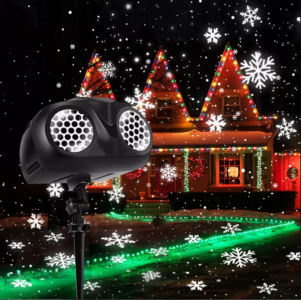 Party Dual Head Christmas Moving Christmas Patterns Laser Lamp Project