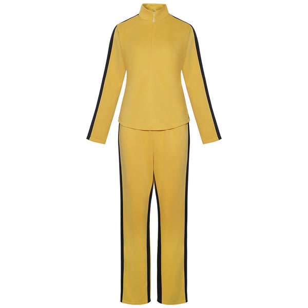 Kill Bill Beatrix Kiddo Cosplay Costume – Women Yellow Jumpsuit Outfit