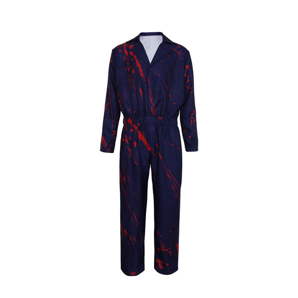 Michael Myers Cosplay Halloween Coveralls Horror Adults Mask Jumpsuit