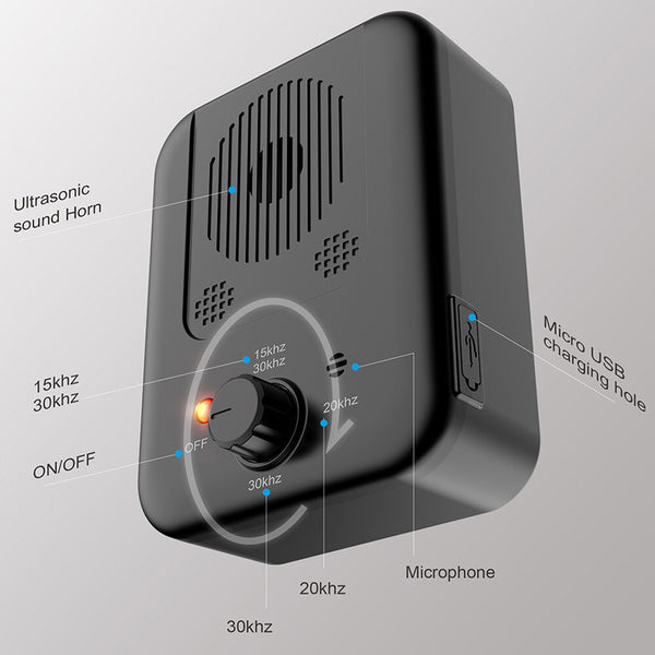 Repeller Device Trainer Control Barking Anti-Bark Stop Ultrasonic Dog