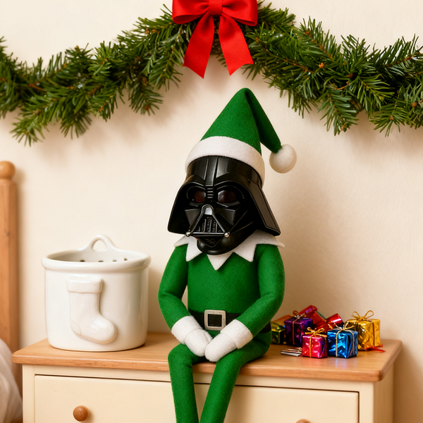 Ornament Christmas Elf Doll Decor Stormtrooper On A Stoop Star Wars Fi