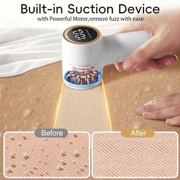1200mAh Fuzz Lint Remover Fabric Clothes Fluff Cleaner Pilling Shaver