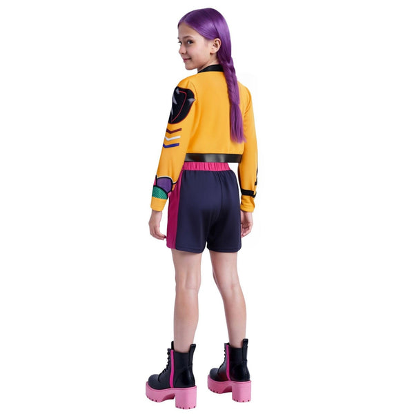 Kids Girls K-Pop Demon Hunters Rumi Mira Zoey Costume Cosplay Dress Bo