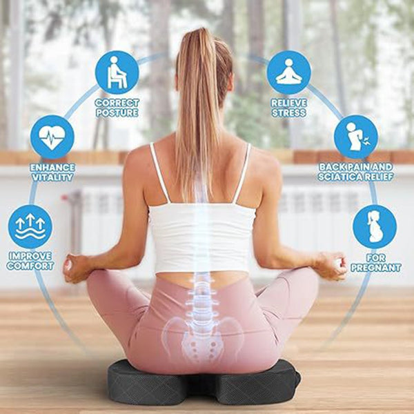 Seat Posture Cushion Office Chair Pad Memory Foam Pillow Pain Relief M