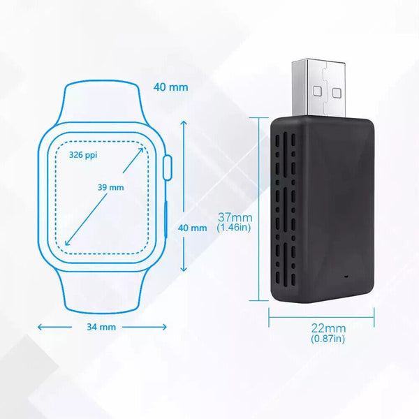 Wired to Wireless CarPlay Adapter Android Auto Wireless Adapter with USB Dongle