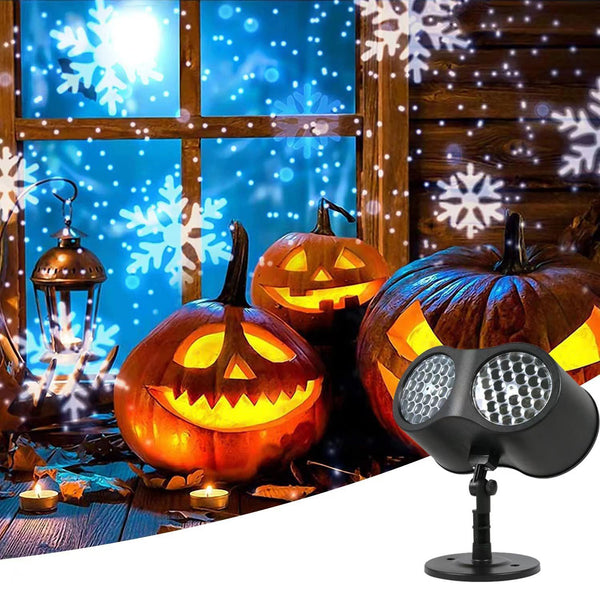 Party Dual Head Christmas Moving Christmas Patterns Laser Lamp Project