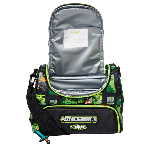 Minecraft Kids School Bag Set – Backpack, Trolley Bag, Lunch Bag, Lunch Box & Bottle