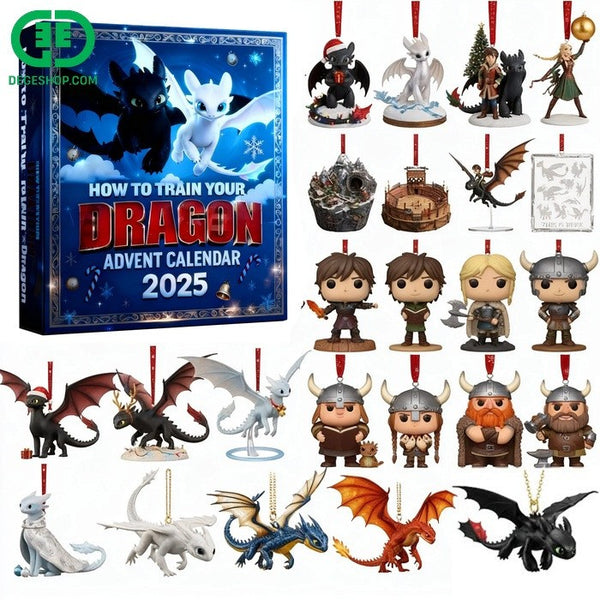 How to Train Your Dragon Tootless 24 Days Christmas Countdown Advent C