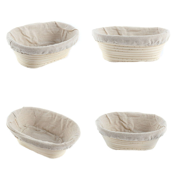 Proofing Provin Bread Dough Baking Rattan Round Oval Basket Brotform B