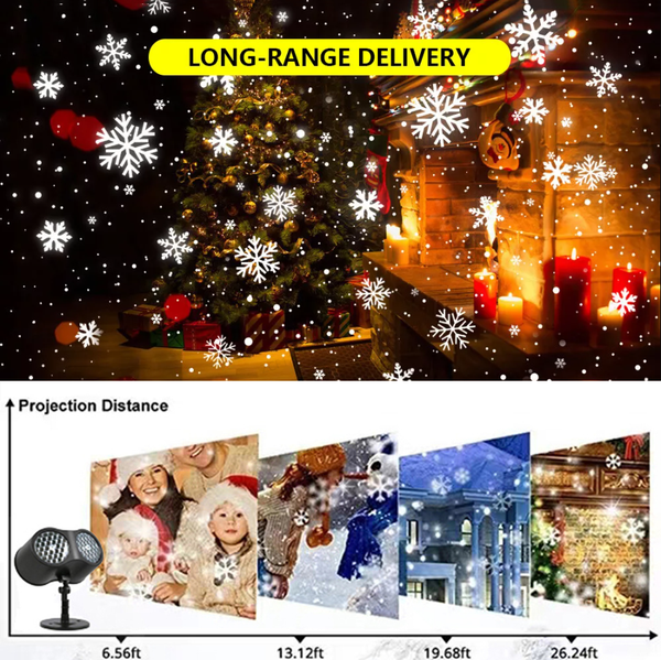 Party Dual Head Christmas Moving Christmas Patterns Laser Lamp Project