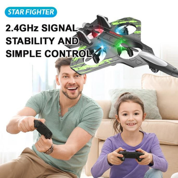 RC Quadcopter Remote Control Airplane Stunt Fighter Plane Toy