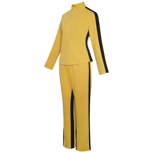 Kill Bill Beatrix Kiddo Cosplay Costume – Women Yellow Jumpsuit Outfit