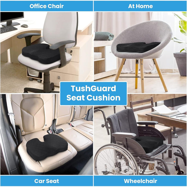 Seat Posture Cushion Office Chair Pad Memory Foam Pillow Pain Relief M