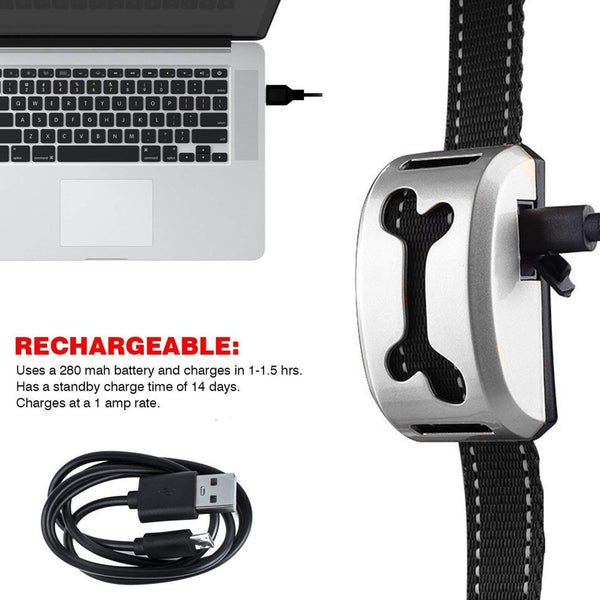 Dog barking Pet Rechargeabl barking collar vibrate barkcollar Auto Ant