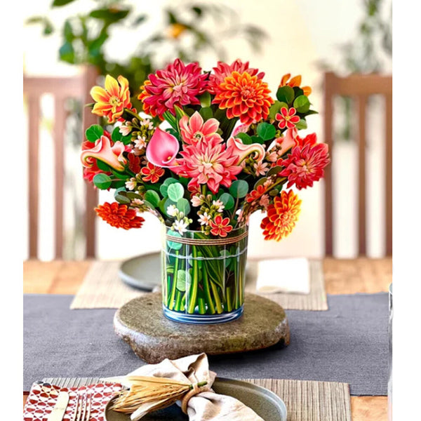 🎁Mother's Day Gift💐 3D Paper Pop Up Flower Bouquet Greeting Card