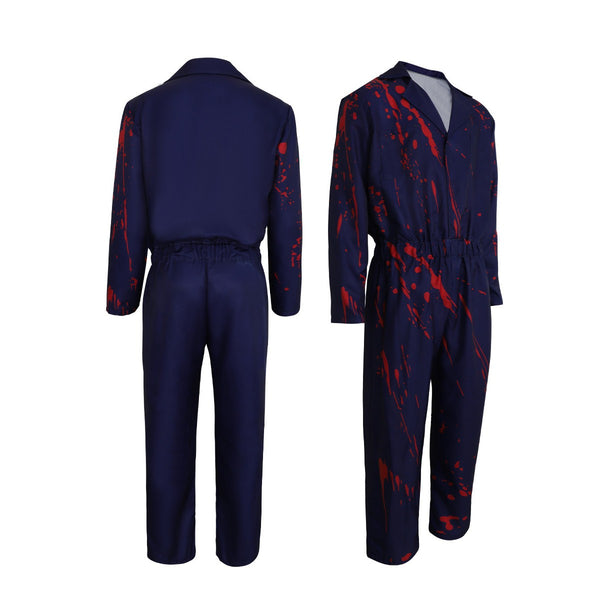 Michael Myers Cosplay Halloween Coveralls Horror Adults Mask Jumpsuit