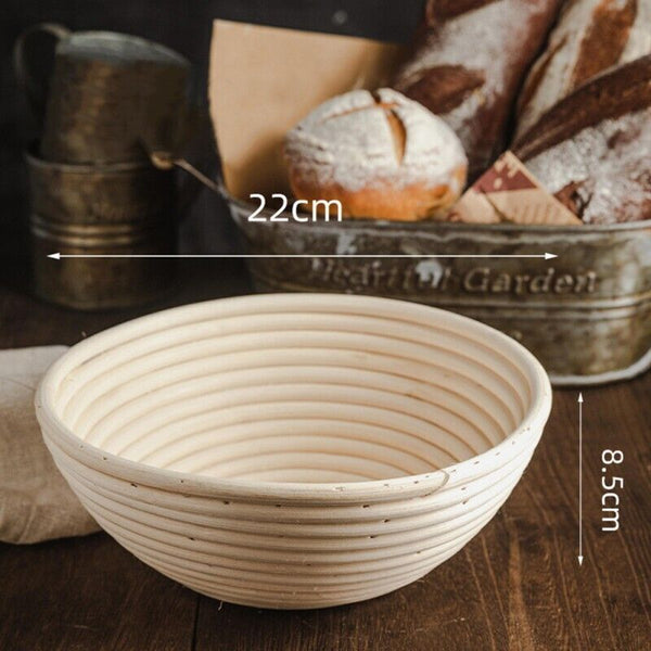 Proofing Provin Bread Dough Baking Rattan Round Oval Basket Brotform B