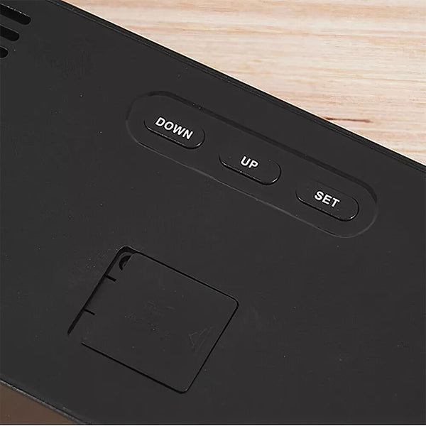 Large Digital Big Jumbo LED Wall Desk Clock Display With Temperature C