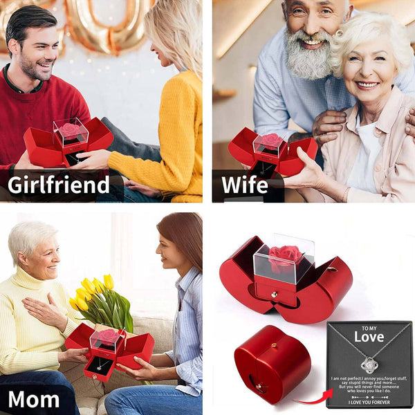 Eternal Flowers Rose Gift for Mom Wife Girlfriend Her on Anniversary M