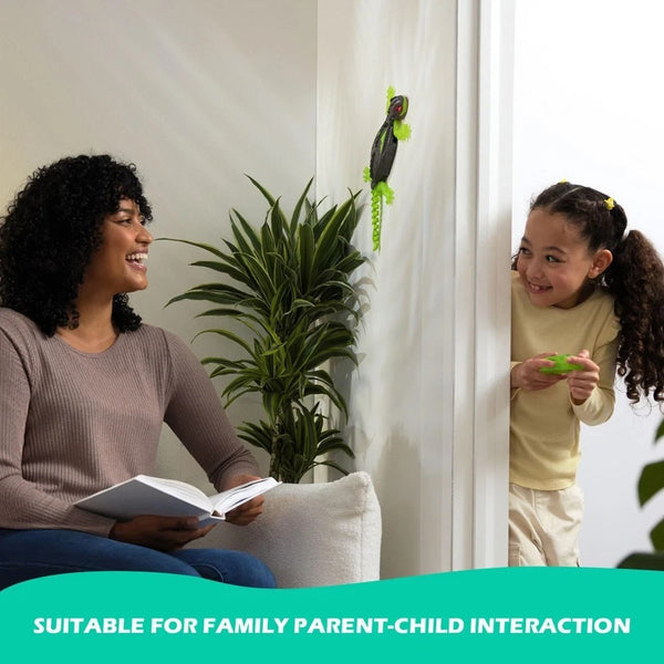 Wall Climbing Gecko Toy Rechargeable RC Robot for Kids, Drive on Walls