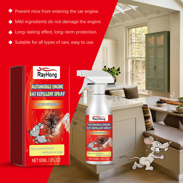 Car Rat Repellent Spray 3pk – Engine Bay Rodent Deterrent