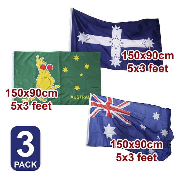Boxing Kangaroo Australian Eureka Stockade Southern Cross Flag Nationa