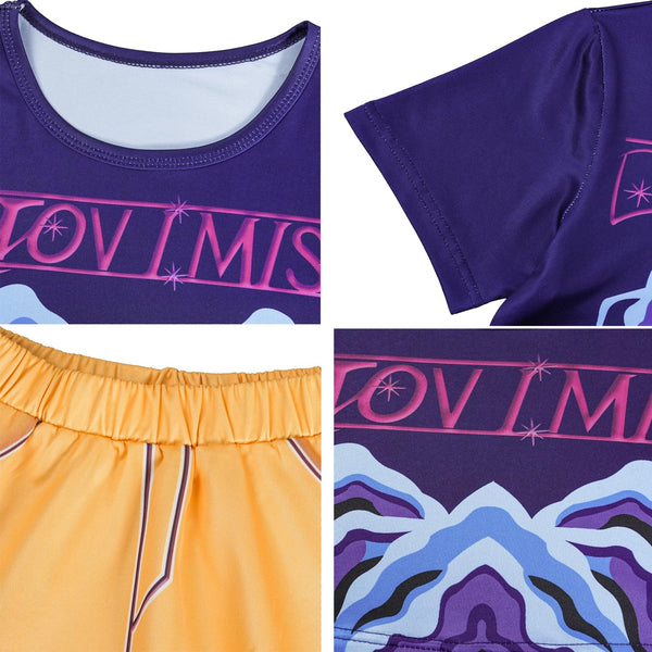 Kids Girls K-Pop Demon Hunters Rumi Mira Zoey Costume Cosplay Dress Bo