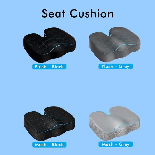 Seat Posture Cushion Office Chair Pad Memory Foam Pillow Pain Relief M