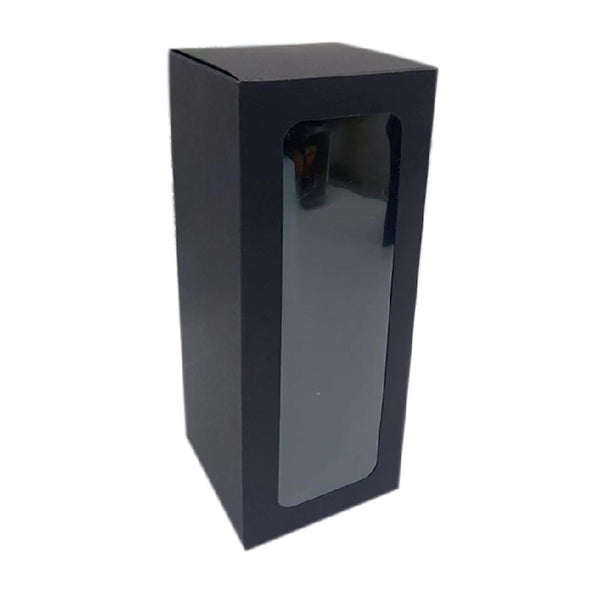 30PCS Kraft Window Gift Boxes Clear Display Treat Boxes Foldable Kraft Paper Boxes