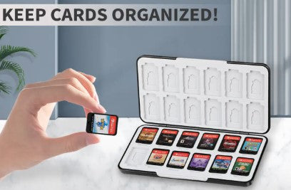24in1 Magnetic Game Card Case Cover Storage Box Holder For Nintendo Switch /Lite - Lets Party