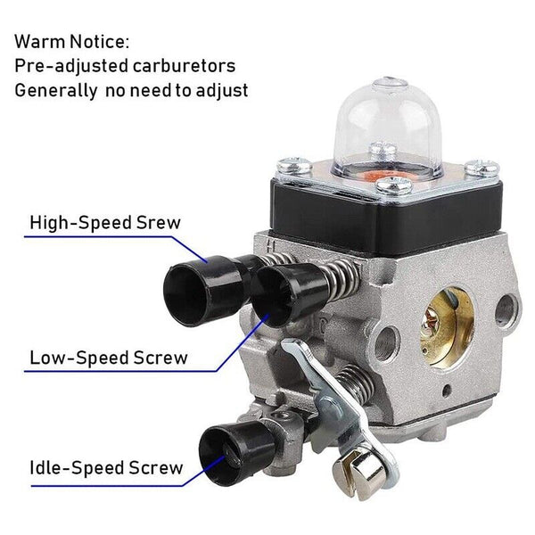 Carburetor Carb Air Fuel Filter Set For STIHL FS38 FS45 FS46 FS55 FS80 FS85 KM55 - Lets Party