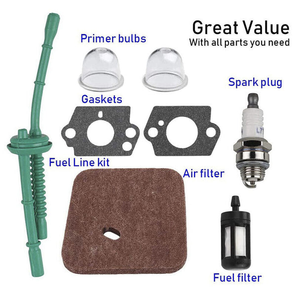 Carburetor Carb Air Fuel Filter Set For STIHL FS38 FS45 FS46 FS55 FS80 FS85 KM55 - Lets Party