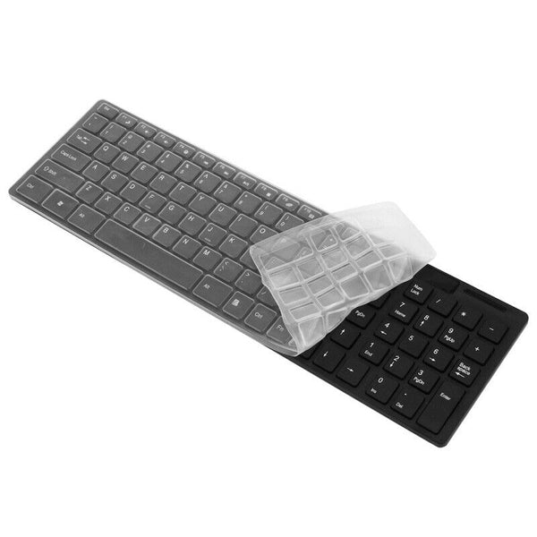 Slim Wireless Keyboard and Mouse Combo USB Set For PC Laptop Desketop Tablet - Lets Party
