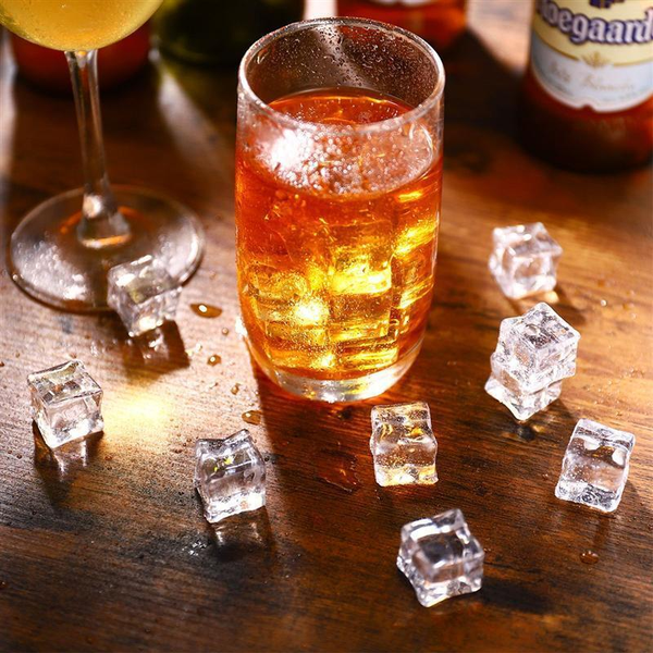 Fake Acrylic Ice Cube Artificial Wedding Party Photography Display Clear