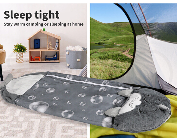 Sleeping Bag Children's Pillow Stuffed Toy 135-180cm Kids Camp Blanket