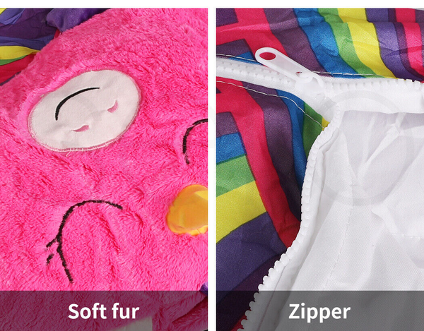 Sleeping Bag Children's Pillow Stuffed Toy 135-180cm Kids Camp Blanket