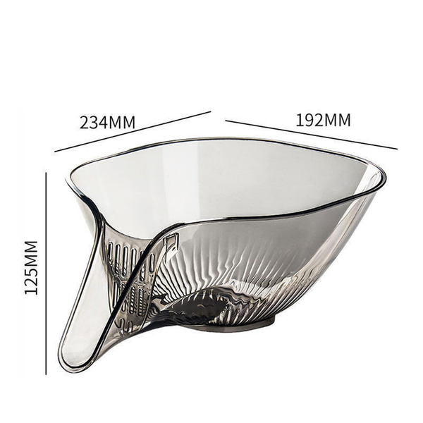 Multi-functional Drain Bowl Drain Basket Fruit Drain Wash Tool Kitchen AU