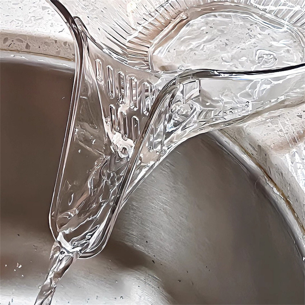 Multi-functional Drain Bowl Drain Basket Fruit Drain Wash Tool Kitchen AU