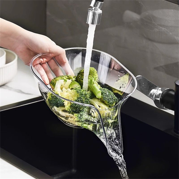 Multi-functional Drain Bowl Drain Basket Fruit Drain Wash Tool Kitchen AU
