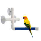 2PCS Bird Perch Stand Parrot Play Paw Grinding Stands Shower Bath Platform Toys