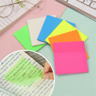 UP 600 Sheets Transparent PET Memo Sticky Note Daily To Do Stationery Waterproof