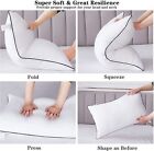 2x Hotel Quality Bamboo Pillow Breathable Home Pillows Queen Size Medium Firm