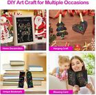 Scratch Paper Creative Art Rainbow Painting DIY Sketch bamboo pen kids Crafts