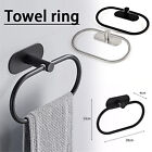2X Stainless Steel Oval Towel Ring Rail Holder Wall Mounted Hand Towel Rack Bath